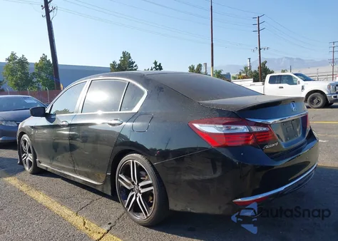 2016 Honda Accord Sport from USA, damaged, VIN 1HGCR2F65GA078757
